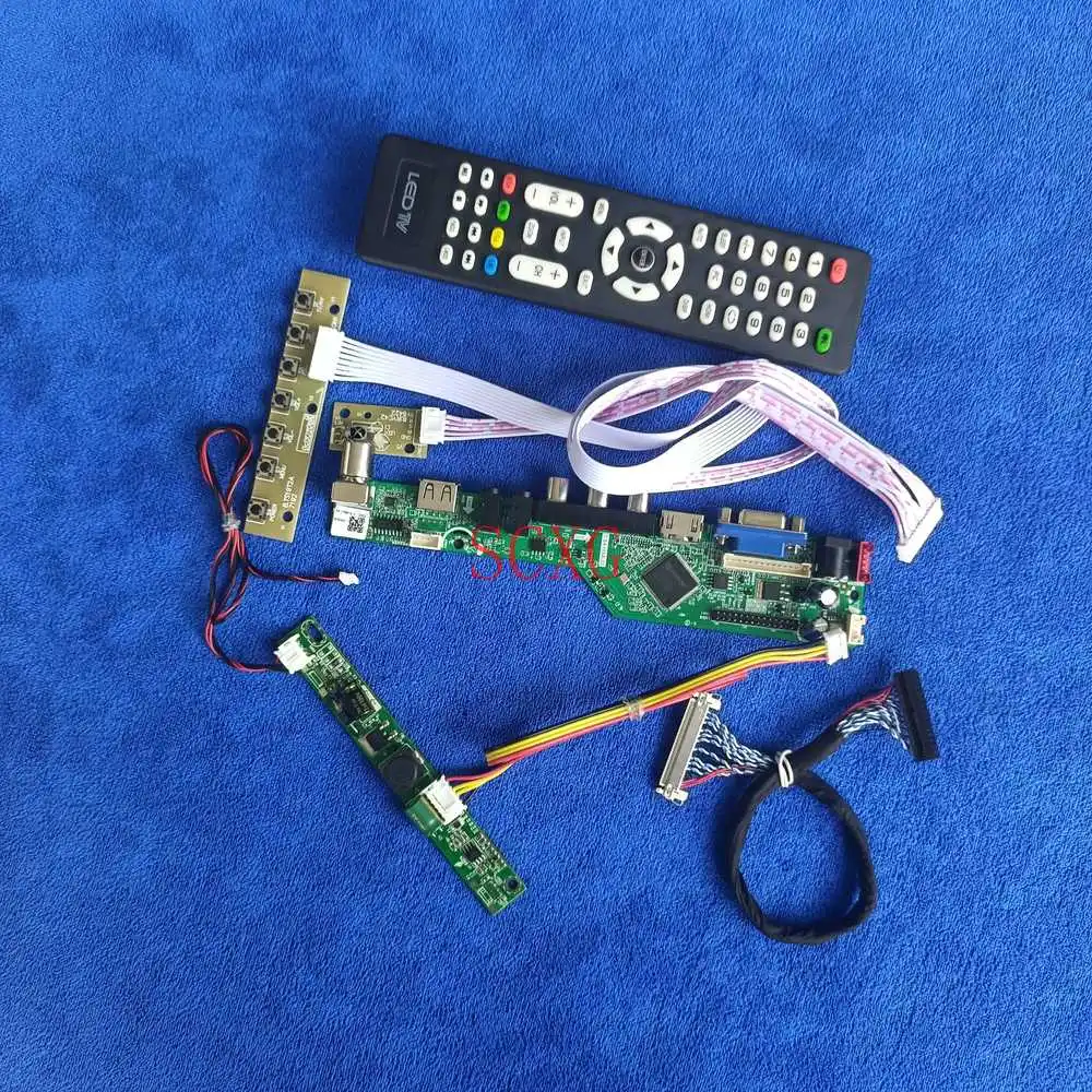 Панель накопитель карта 30-контактный LVDS Аналоговый светодиодный AV VGA USB