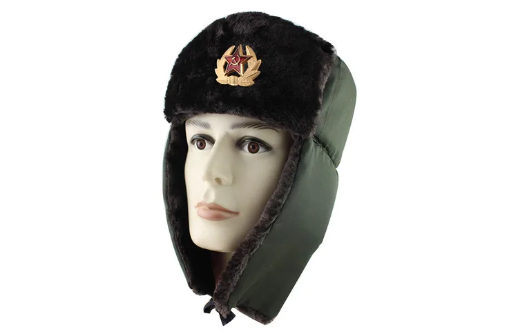 Советская шапка Lei Feng, уличная утолщенная бархатная Мужская и женская зимняя велосипедная теплая хлопковая шапка с защитой ушей, Лыжная шапка