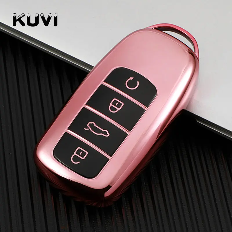 Colorful Tpu Car Key Case Full Cover For Chery Tiggo 8 Pro Tiggo 8plus New 5 Plus 7pro 4 Buttons Remote Control Protect Cover - - Racext™️ - - Racext 37