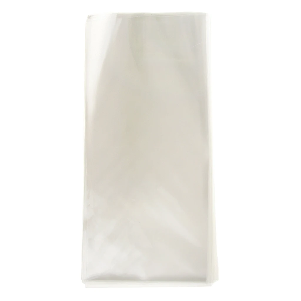 Pack 100pcs Reusable Packing Sachets Container Clear Treat Bags Good for Bakery, Cookies, Candies
