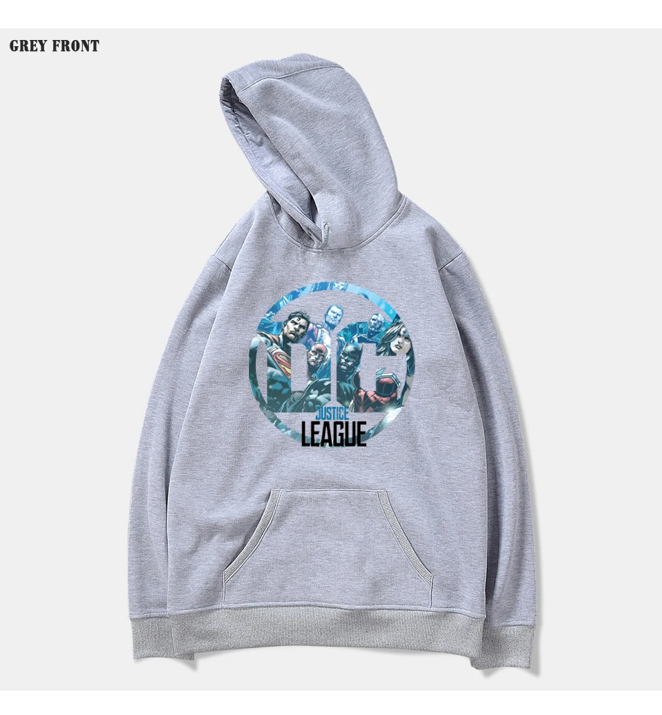 DC JUSTICE LEAGUE толстовки для мужчин/wo Мужские Толстовки Новая толстовка с капюшоном в европейском стиле Осень Зима популярный DC JUSTICE LEAGUE Толстовка