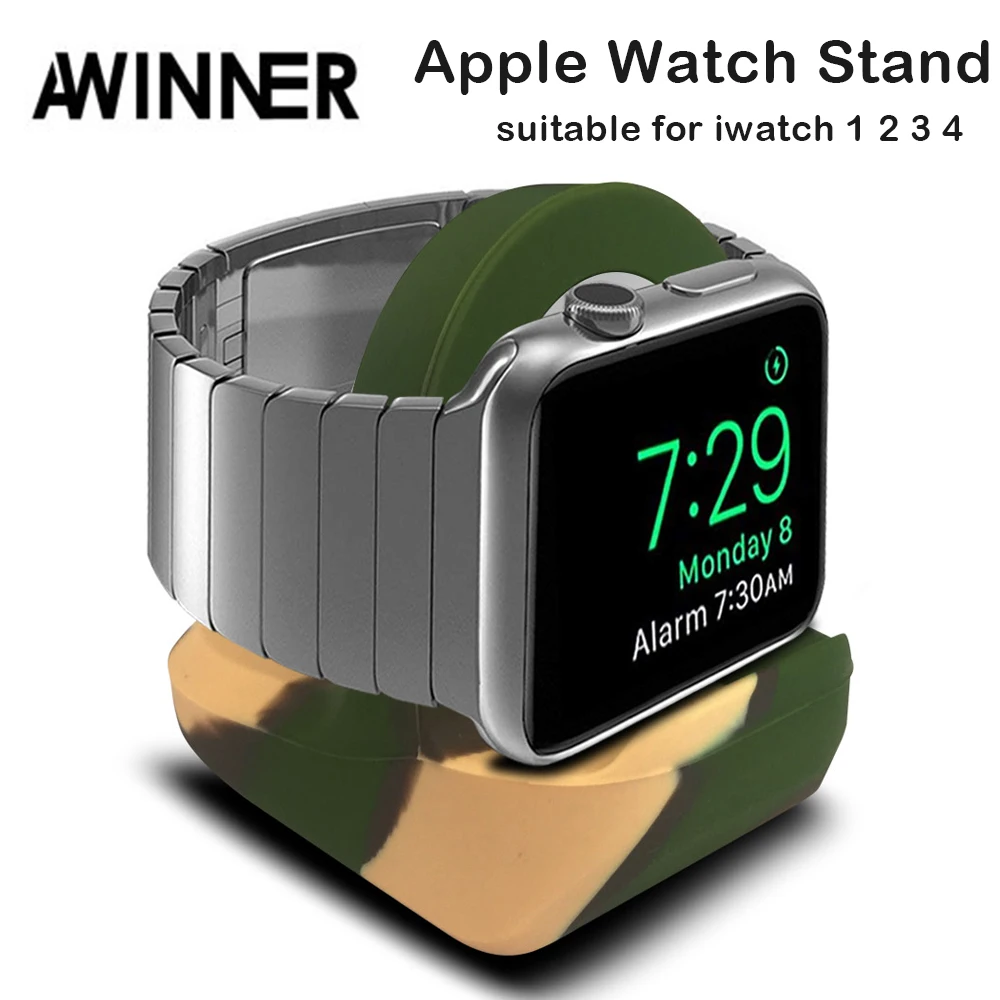 Силиконовые зарядки стенд держатель док-станция для Apple Watch серии 1/2/3/4/5, 42 мм, 38 мм, версия Зарядное устройство Держатель кабеля для наручных часов iwatch 1 2 3 док-станции