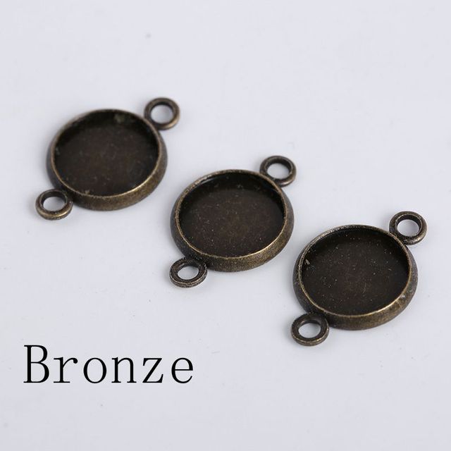 Cabochon Base Tray Bezels Bracelet Necklace Diy Accessories Blank Charms Pendant Setting Base For Jewelry Making