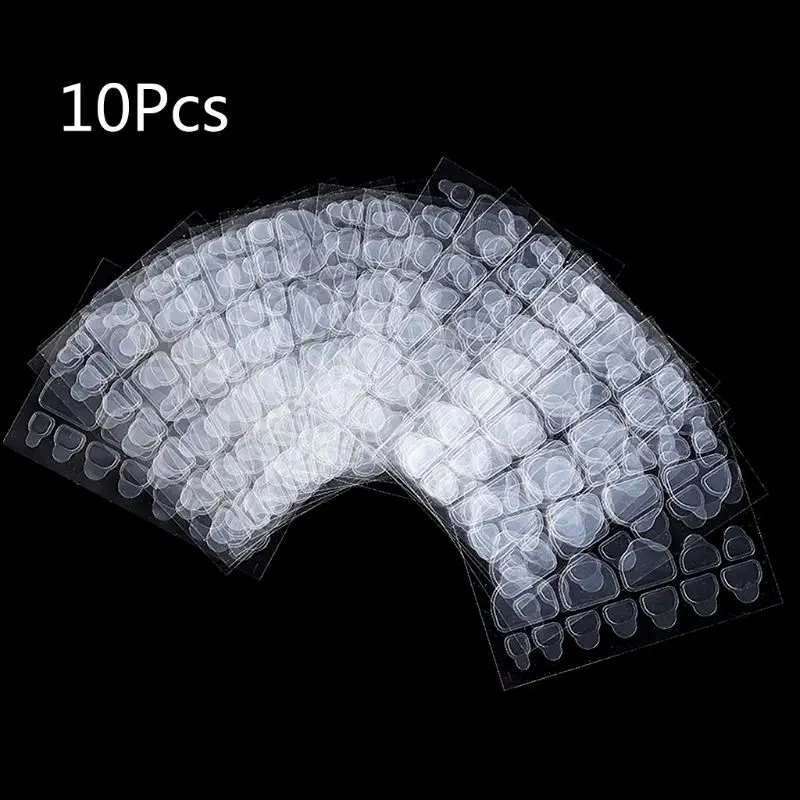 10 листов/упаковка прозрачные наклейки для ногтей|Комплекты и наборы| |