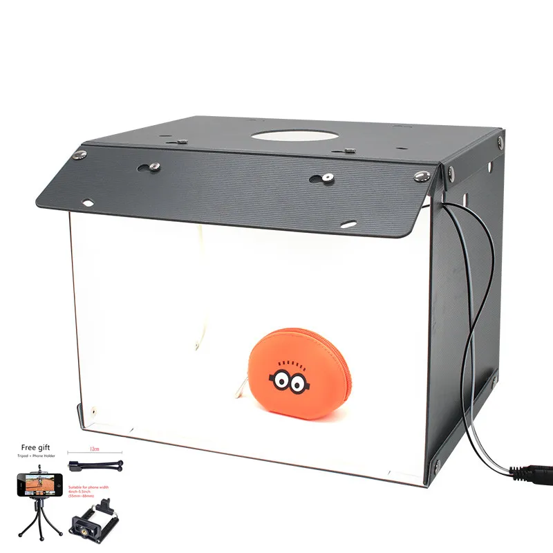 Складной настольный мини-светильник SANOTO 2 светодиодных светильника софтбокс для