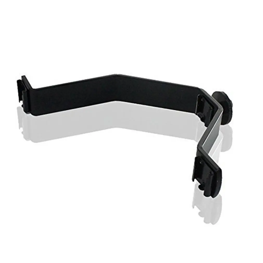 Heavy-Duty Camera Triple Mount Hot Shoe V Mount Bracket Video Accessory Triple Shoe Bracket for Video Monitors Microphones;