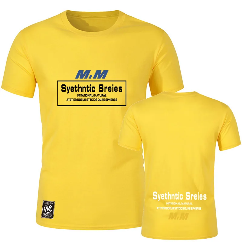 

2020 Europe et Йtats-Unis nouveau T-shirt pour hommes lettres Syethntic Sreies mode d'impression 100% coton T-shirt йtй T-shirt
