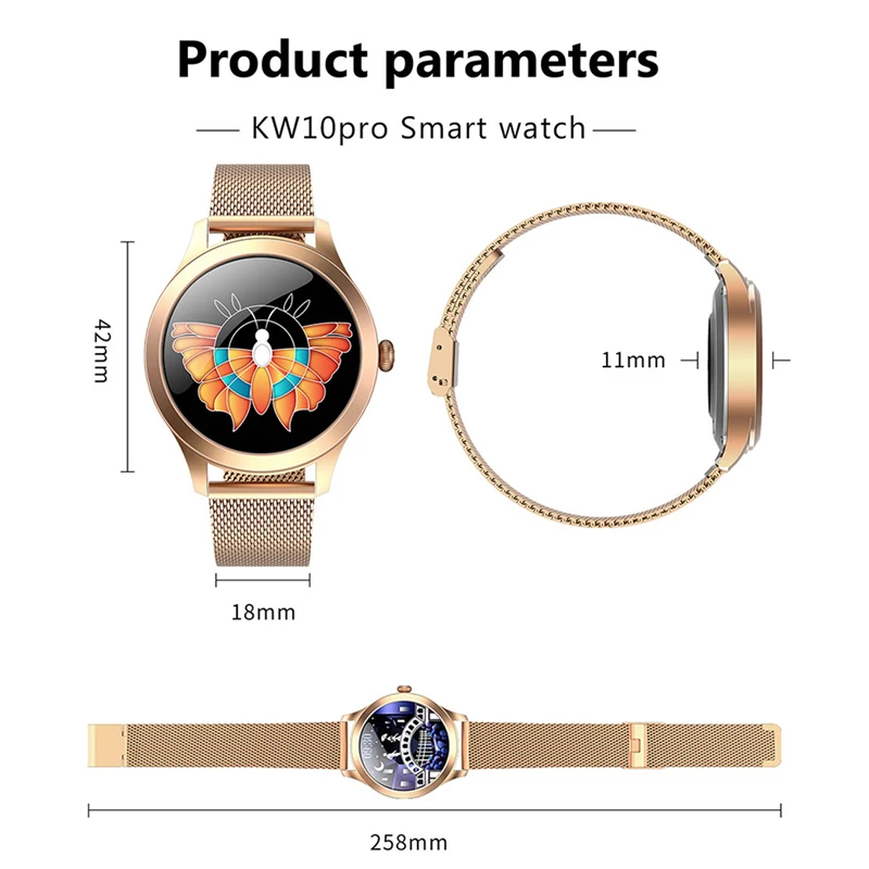 LIGE New Smartwatch Women Blood Pressure Blood