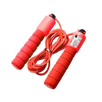 

Professional Crossfit Jump Rope Skip Speed Weighted Jump Ropes Anti-Slip Handle Counting Jump Rope Training Workout Equipments