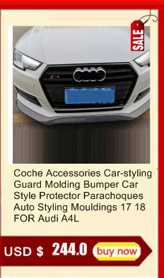 Automobile Exterior Decorative Mouldings Front Tuning Car Lip Rear Diffuser Bumpers 09 10 11 12 13 14 15 16 17 FOR Audi A4L