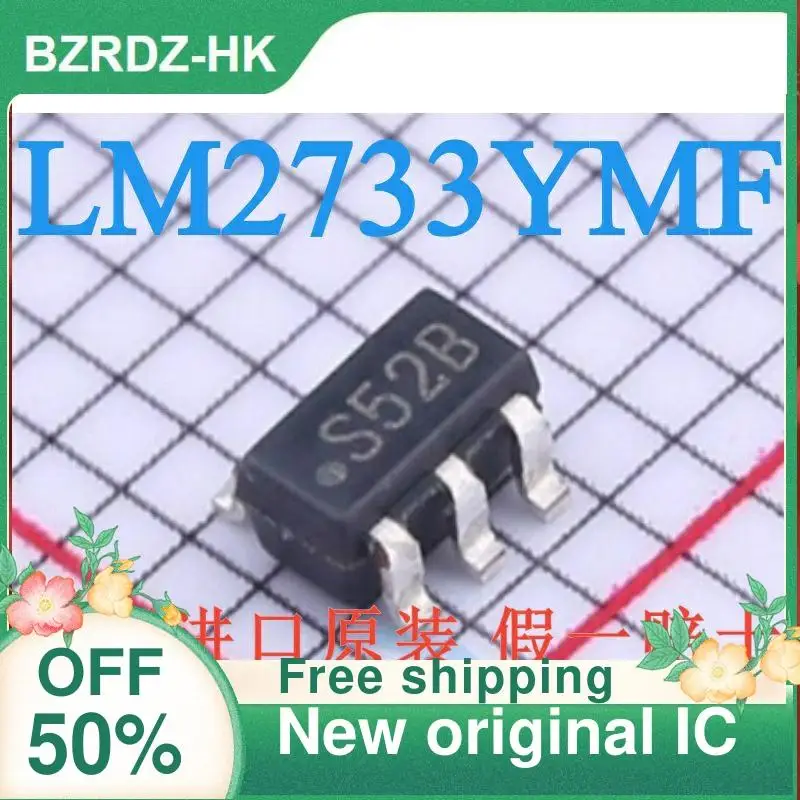 

10PCS LM2733YMF S52B SOT-23-5 ADJ 1A DCDC New original IC