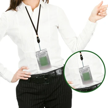 

Lanyard Air Purification Card Health Protection Easy to Store Small Work School