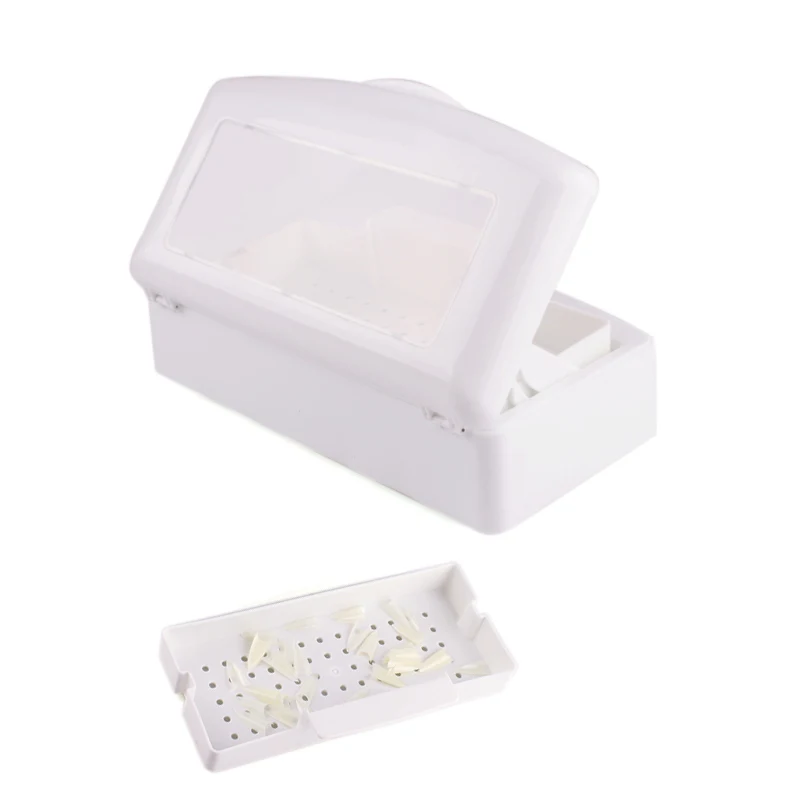 Online Professionelle Sterilisieren Tablett Sterilisator Für Nail art Desinfektion Box Für Stahl Metall Nipper Pinzette Ausrüstung Reiniger Werkzeuge