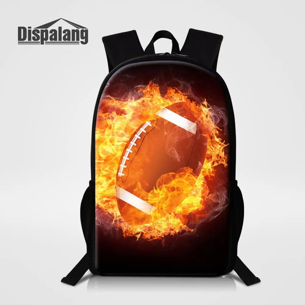 Backpack11 Крутой рюкзак для мальчиков в школу, футбол, Rugbyball, с принтом, школьные сумки для студентов, сумка для книг, Мужская модная сумка на плечо, мужской рюкзак Rugzak - Цвет: Backpack11