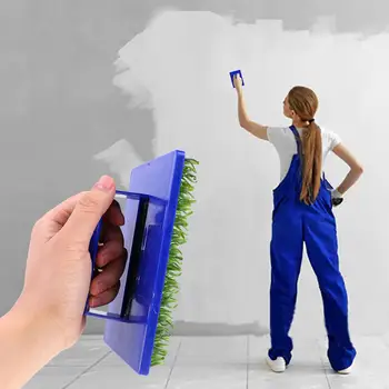 

Multi-functional Painting Brushes Plastic Rubber Handheld Household Cement Wall Pattern Maker Corner Brush Decorative Tool