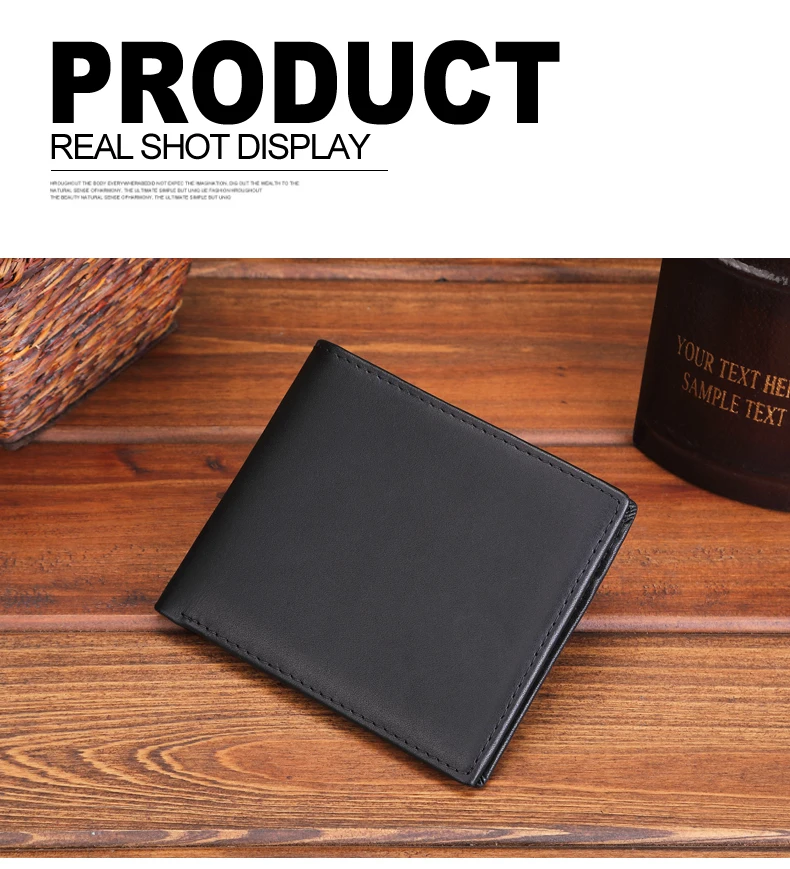 MISFITS Винтаж Crazy Horse кожа Для мужчин Wallets100% натуральная кожа; брендовые портмоне с отделением для кредитных держатель для карт мужской короткий бумажник