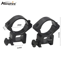 AloneFire 30GK 30 мм кольцо Вивер Пикатинни 21 мм рельс страйкбол винтовка стрелочный пистолет светильник лазерный прицел охотничьи крепления база ласточкин хвост