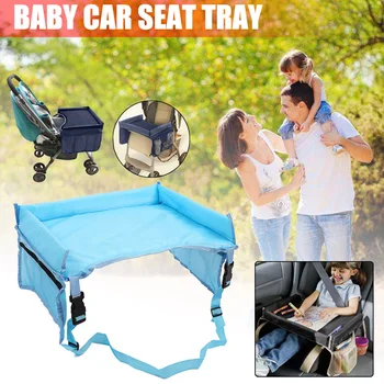 

Car Accessories for Baby Car Seat Tray Baby Stroller Table Child Portable with Adjustable Strap Baby Protector Seat Tray