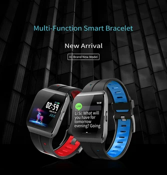 

NEW X1 Color Touch Screen Waterproof Smart Watch Fitness Multiple Sports Mode Weather display Reminder Wearable Devices