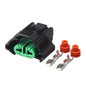 

5/10sets 2Pin Sumitomo Female Auto Connector Equivalent For Mazda Toyota 6189-0935 1 order"