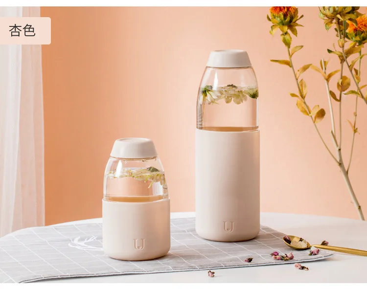 Zuo Dun Judy Tritan Portable Bottle Shatter-resistant Household Tea Cup Portable Fresh Cup Large Capacity COUPLE'S Cups