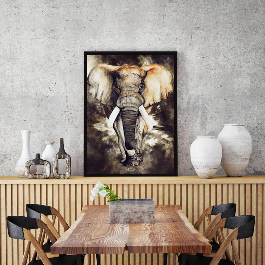 Watercolor-Wolf-Lion-Eagle-Elephant-Wall-Art-Canvas-Painting-Nordic-Posters-And-Prints-Wall-Pictures-For (1)