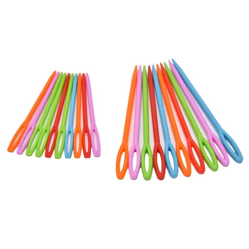 

20pcs/Set Large Eye Sewing Needles Plastic Wool Sewing Embroidery Tapestry Needles Cross Darning Stitchery Needles 7cm/9cm