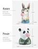 Resin Succulent Plants Flower Zebra Planter Plant Pot Vases Basket Lovely Animal Head Vase for Home Decor 5