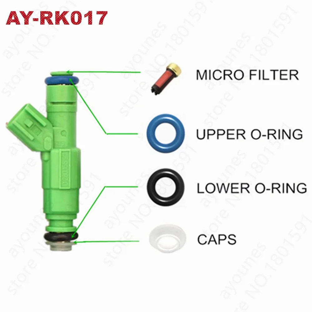 40 комплектов ремонтные наборы деталей топливной форсунки для Ford Contour 2.5L 0280155771