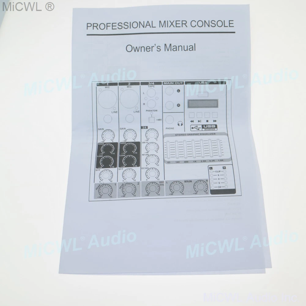 MG4 4 Channel Bluetooth mini Portable Audio Mixer