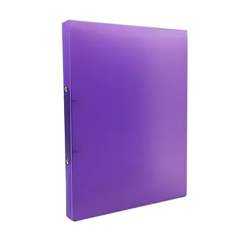 

2020 New A4 Clip File Folder Transparent Candy Color Loose Leaf Binder Storage Organizer