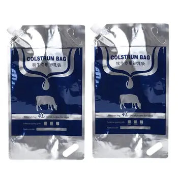 

Colostrum Bag Food Grade 4L Calf Colostrum Packaging Storage Colostrum Fresh Filling Service Cold Storage Bag