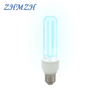 AC220-240V 고 오존 자외선 살균 램프 전구, E27 UVC 소독 전구, 253.7nm UV-C 전구, 15W 실내 살균기