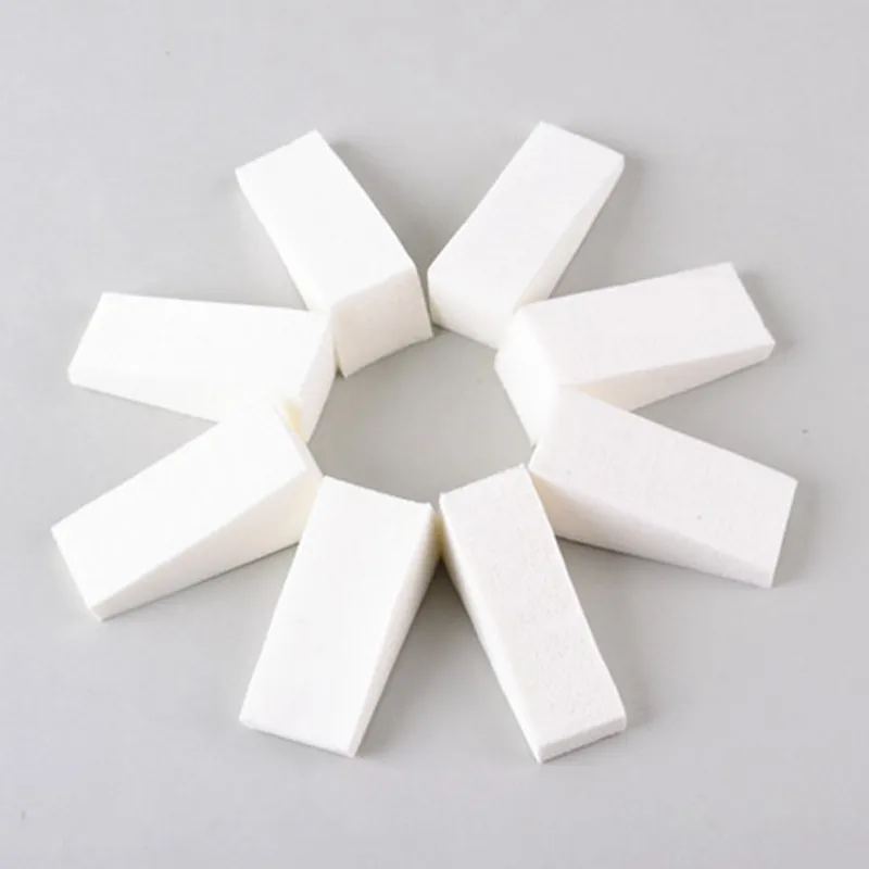 24 шт./лот белая треугольная кисть для ногтей маникюра художественная бумага и