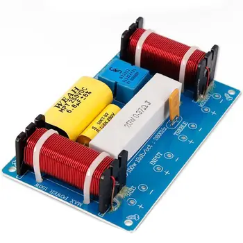 

WEAH-338 3 Way 120W Speaker Audio Frequency Divider High Medium Low Loudspeaker Crossover Filter Kit
