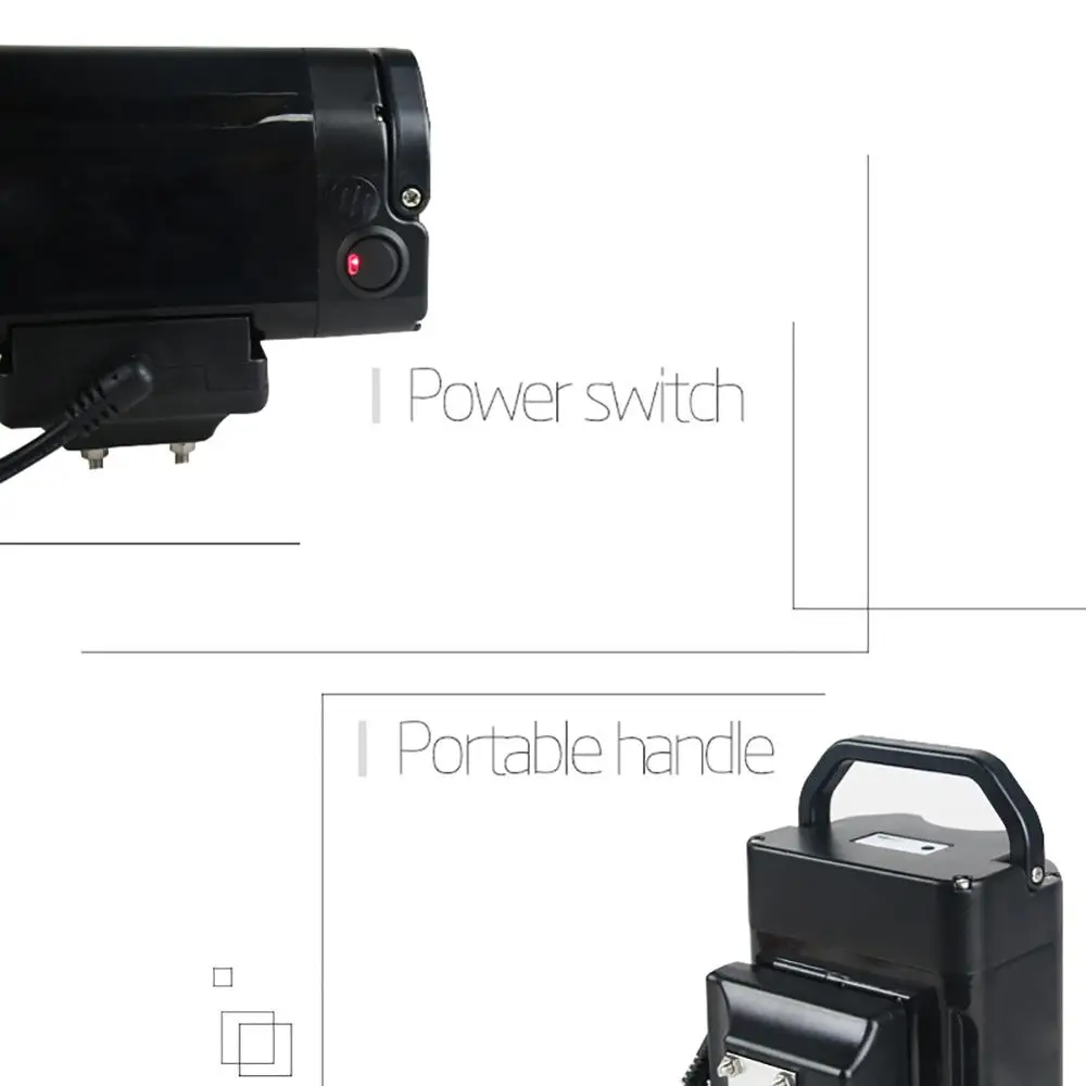 Батарея 36V 10.4Ah Электрический велосипед батарея 36V E-bike Seat Post литий-ионный аккумулятор с 42V 2A зарядное устройство для 500W 350W 250W мотор