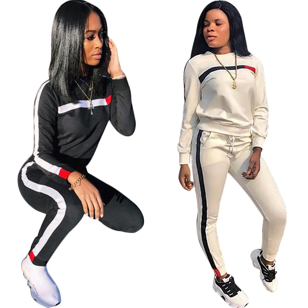 

Casual Two Piece Set Tracksuit Women Clothes Plus Size Long Sleeve Tops Pants Sweatshirt Pant Suit Jogging femme Set outfits