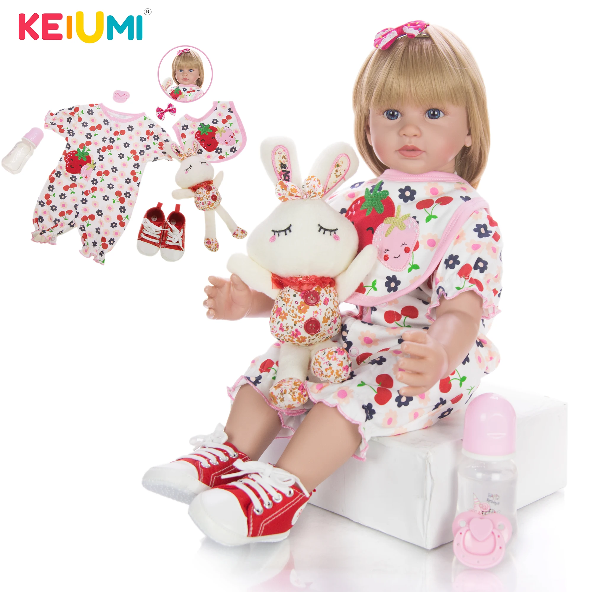 60 см мягкая силиконовая кукла Reborn Baby Doll игрушка для перепродажи принцесса