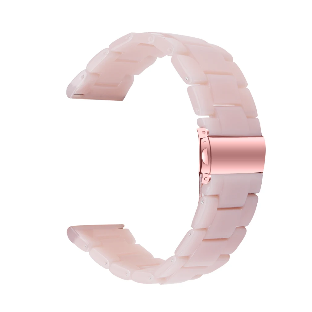 Enhanced 20mm Resin Smart Watch Strap - Versatile Replacement Wristband in Stylish Design