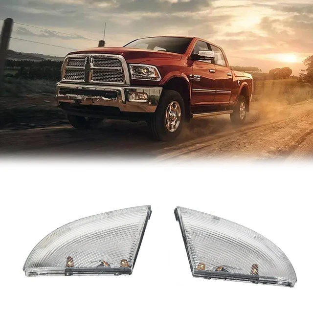 Lámpara Trasera Izquierda Para Dodge Ram 1500/2500/3500 2009-2018 - Lente Roja, Carcasa Cromo, Halógena