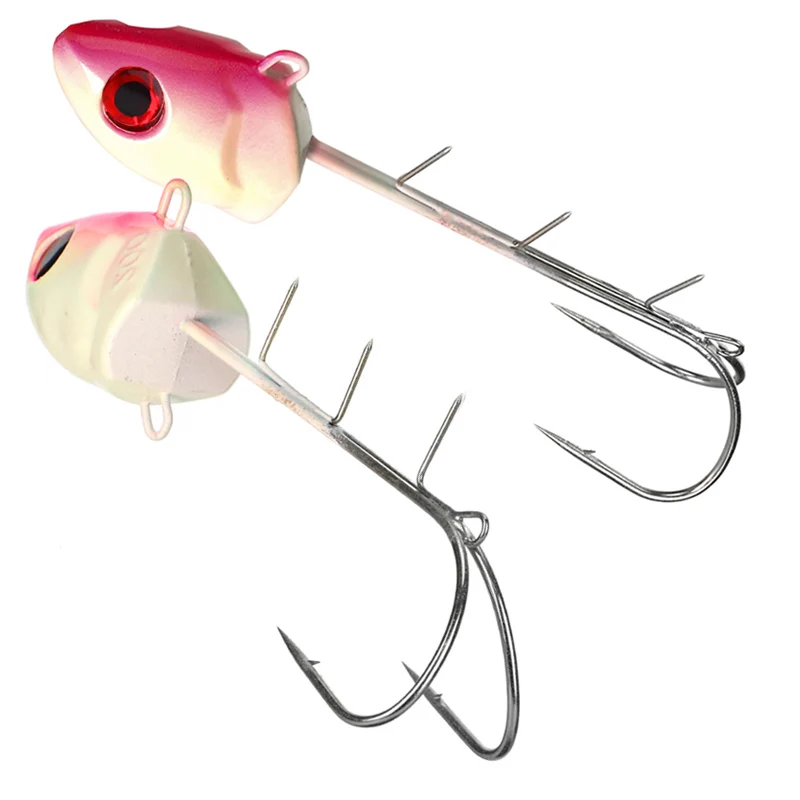 Classic Double Fishing Hooks 160g 200g 250g Deep Sea Fishing 3D Eyes