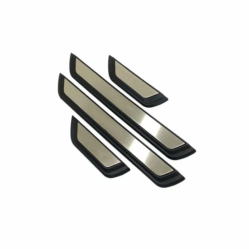 Stainless Steel Door Sill Trim Protectors Guard Cover Car Styling For Toyota Corolla 2019- 2021 Accessories 4 PCS | Автомобили и