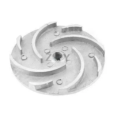 

4.1" Diameter Aluminum Precision Impeller Casting Part for Water Pump