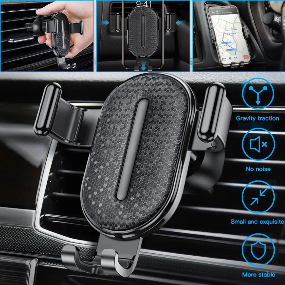 Car Smartphone Holder Gravity Stand For Phone Universal Holders Mobile Cell for 4-6.4 Inch Models | Автомобили и мотоциклы