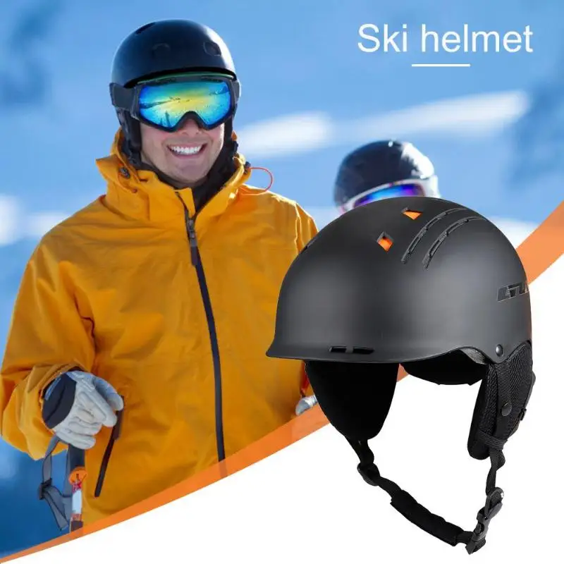 Лидер продаж, лыжный шлем, классический, деликатный, спортивный, безопасный, лыжный шлем, регулируемый, защита головы, снаряжение для улицы