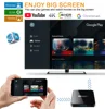 MECOOL KM3 Android 10.0 Smart TV Box 4G DDR4 64G 4K HDR Google Home Play Cast Ultra HD TV Box USB 3.0 Media Player Voice Control ► Photo 2/6