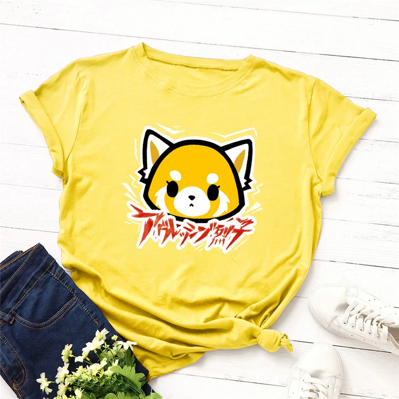 

Summer women rage print T-shirt casual o neck short sleeves t shirt multicolor oversized Harajuku cartoon cotton tee shirt tops