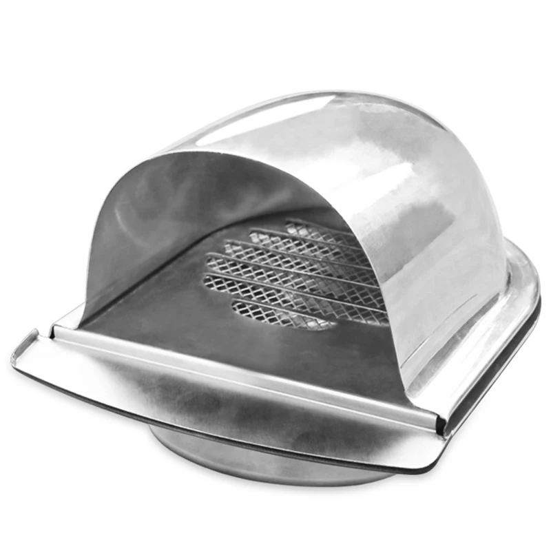 

Stainless Steel Ventilation Hood N External Extractor Wall Vent Outlet Air Vent Grill Cover for Ventilation (100mm)