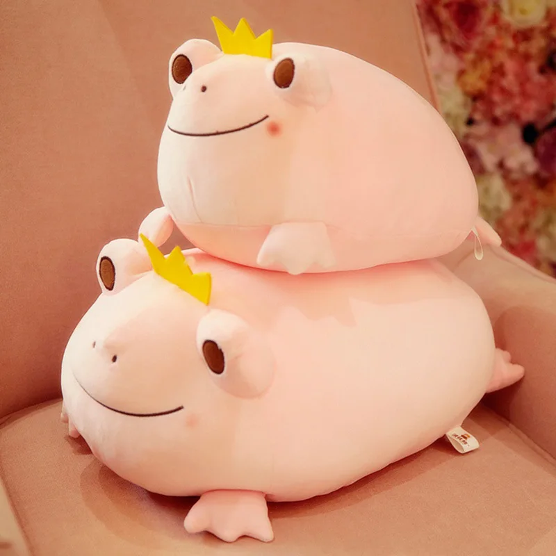 35/42 см мягкая Корона, плюшевая игрушка лягушка, детская подушка для сна, мягкая подушка, игрушечная лягушка, Детская кукла, детский диван, подушка