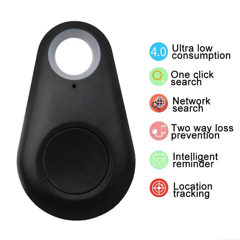 Key Pet Finder Smart Anti Lost Device Tag Keychain with Warning Alarm for Kids Dog Cat Wallet Bag Bluetooth Compatible DJA88